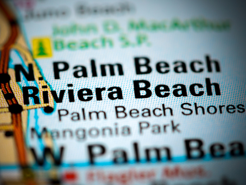 Riviera Beach map overlay