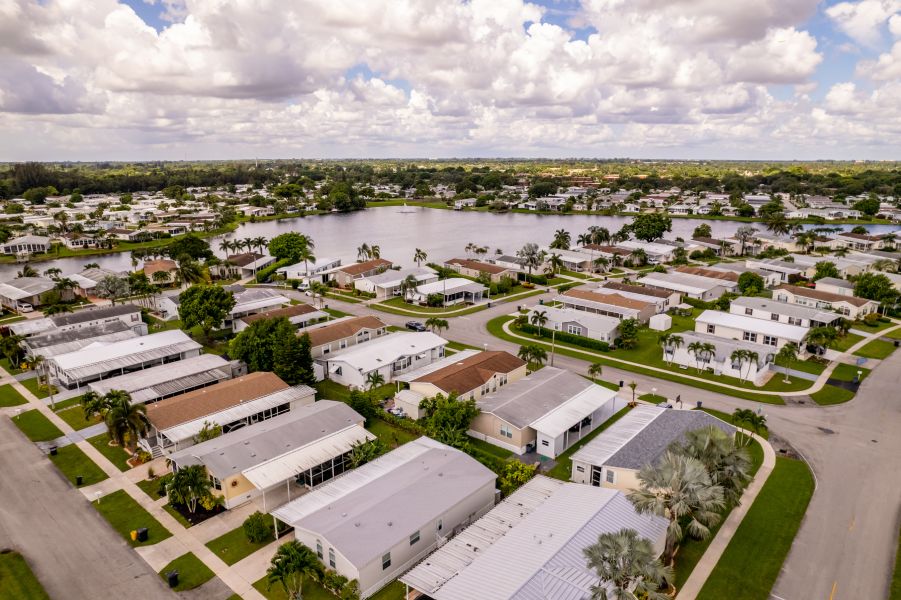 Aerial view of Orlando, FL home communities